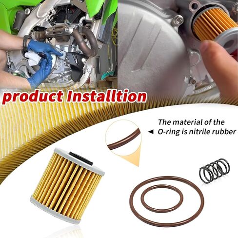 3 قطعة طقم استبدال عنصر فلتر الزيت لكاواساكي KX250 2019-2025 /KX250F 2005-2020/ سوزوكي RMZ250 2004-2006 RMZ KX 250 250F in Saudi Arabia