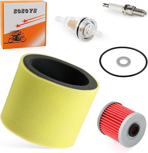 For Kawasaki Bayou 220 250 300 KLF220 KLF250 KLF300 Air Filter W/Oil Filter + Spark Plug 1988-2011 11013-1275 in Saudi Arabia