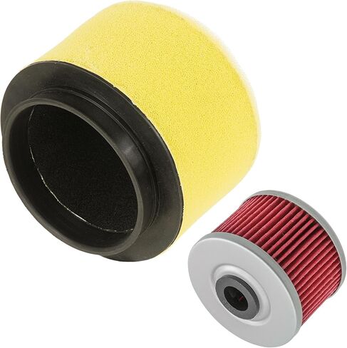 Caltric Air & Oil Filter Compatible with Honda Big Red 250 ATC250ES 1985-1987 17254-HA0-000 15410-KF0-010 in Saudi Arabia