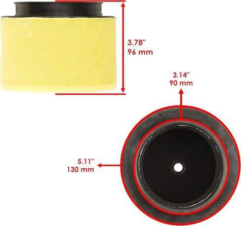Caltric Air & Oil Filter Compatible with Honda Big Red 250 ATC250ES 1985-1987 17254-HA0-000 15410-KF0-010 in Saudi Arabia