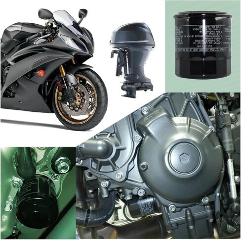 5GH-13440-50-00 Oil Filter, fit Ya-m-ha 5GH-13440-00-00 5GH-13440-10-00 5GH-13440-30-00 5GH-13440-70-00 5GH-13440-71-00 and fit Toh-atsu H-on-da 9.9-115 HP Outboards in Kuwait