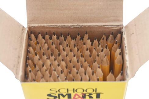School Smart No 2 Pencils, Pre-Sharpened, Hexagonal with Latex-Free Erasers, Pack of 96 in Saudi Arabia
