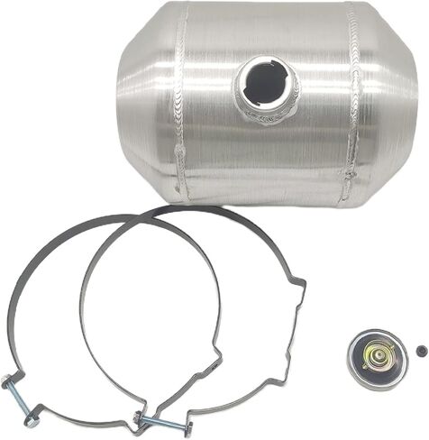 JSD 4 Gallons 10"x14" Aluminum Spun Round Fuel Tank/Gas Tank With Internal Baffle Center Fill 1/4" NPT Outlet in Saudi Arabia