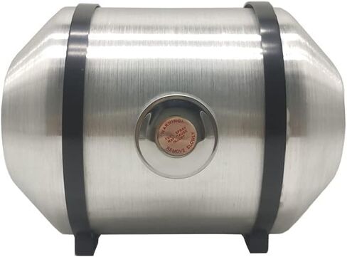 JSD 4 Gallons 10"x14" Aluminum Spun Round Fuel Tank/Gas Tank With Internal Baffle Center Fill 1/4" NPT Outlet in Saudi Arabia