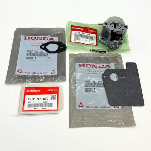 Genuine 16100-Z8B-861 Carburetor kit with Gaskets 17228-Z8B-900 16212-ZL8-000 19651-Z0L-000 for Honda GCV160LA0 GCV160LA1 GCV190LA engines in Kuwait