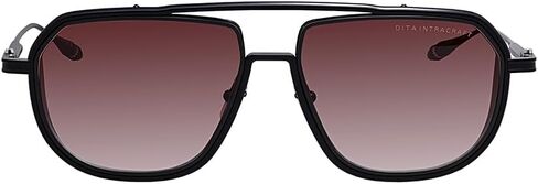 Dita INTRACRAFT DT DTS165 A-02 Matte Black/Black Iron Metal Navigator Sunglasses Red Gradient Lens, 59-15-130 in Kuwait