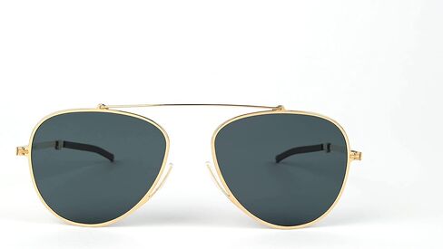 حافظة ألومنيوم ThinOptics Milano + نظارة شمسية Aviator، إطار ذهبي/عدسة G15، 54 مم in Saudi Arabia