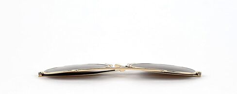 حافظة ألومنيوم ThinOptics Milano + نظارة شمسية Aviator، إطار ذهبي/عدسة G15، 54 مم in Saudi Arabia