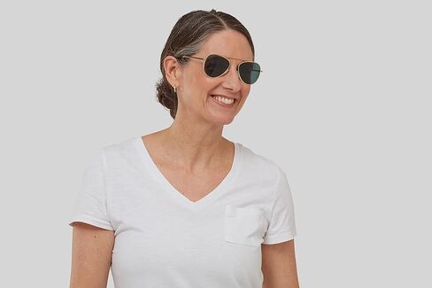 حافظة ألومنيوم ThinOptics Milano + نظارة شمسية Aviator، إطار ذهبي/عدسة G15، 54 مم in Saudi Arabia