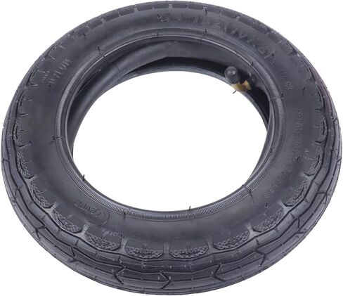 54-152 (10x2) Electric Scooter Tire,10" Tyre + Tube with Angled Stem for Self Balancing 2-wheel Scooter Folding Electric Scooter Bicycle in Kuwait