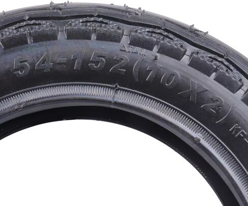 54-152 (10x2) Electric Scooter Tire,10" Tyre + Tube with Angled Stem for Self Balancing 2-wheel Scooter Folding Electric Scooter Bicycle in Kuwait