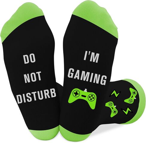 Gamer Gifts for Men, Boys, Women, Girls, Gaming Gifts Christmas Birthday Stocking Stuffers Fathers Day Valentines Day Gift Ideas for Gamers Funny Game Socks for Game Lovers, Boyfriend, Friend in Saudi Arabia