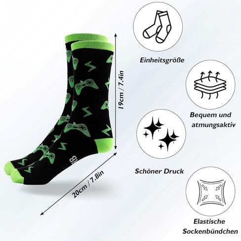 Gamer Gifts for Men, Boys, Women, Girls, Gaming Gifts Christmas Birthday Stocking Stuffers Fathers Day Valentines Day Gift Ideas for Gamers Funny Game Socks for Game Lovers, Boyfriend, Friend in Saudi Arabia