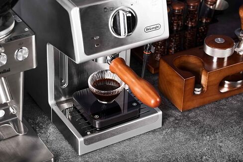 أداة wdt للإسبريسو تسمى أداة التوزيع أو أداة تقليب الإسبريسو، قاعدة من الفولاذ المقاوم للصدأ، ثقل موازن ومقبض من الخشب الطبيعي، تحتوي على 8 أدوات تقليب القهوة بإبر الإسبريسو يمكنها تفتيت الكتل. in Kuwait