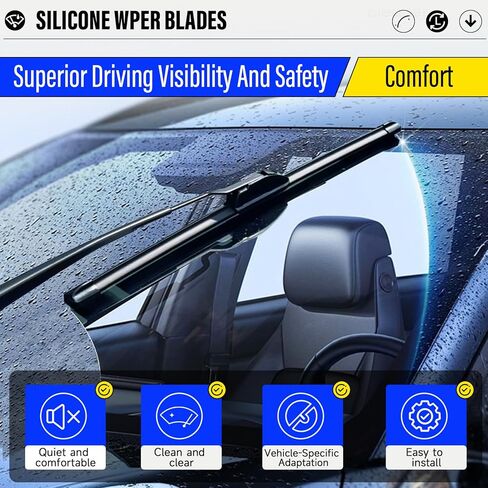 Wiper blade Replacement for Ford F150 2019 -Original Factory Quality 22"+22" (Set of 2) in Saudi Arabia