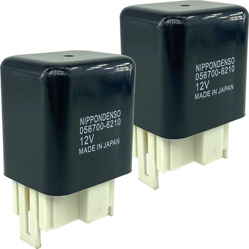 056700-6210 Relay (2-Pack) 12V 5-Pin 30A Automotive Relay, Suitable for Some Japanese Car Models, Used for Automotive Electrical System Repair in Kuwait