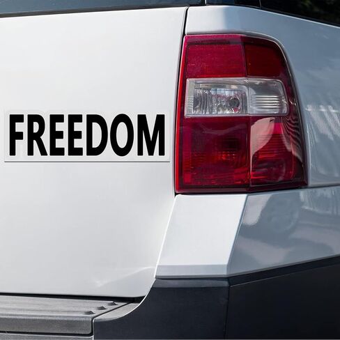 3 Pack Freedom Car Magnet, Charlie Kirk Stickers Magnet, Auto Truck Fridge Magnetic Decal Bumper Magnets Laptop Decal Window Waterproof Car Stickers in Kuwait