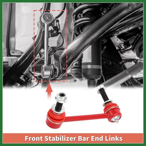 Motoforti 2 Pcs Front Sway Bar Links Stabilizer Link Kit for Toyota Tacoma 2WD 2005-2017 for Toyota Tacoma 4WD 2005-2017 Suspension Kit Long-lasting in Saudi Arabia
