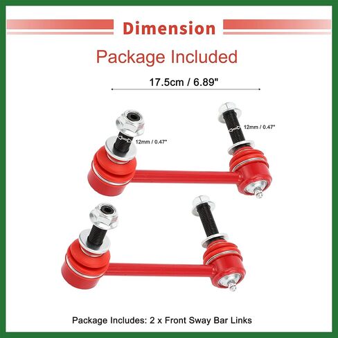 Motoforti 2 Pcs Front Sway Bar Links Stabilizer Link Kit for Toyota Tacoma 2WD 2005-2017 for Toyota Tacoma 4WD 2005-2017 Suspension Kit Long-lasting in Saudi Arabia
