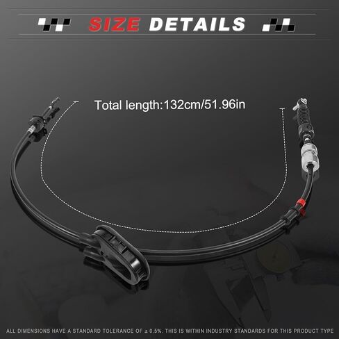 Automatic Transmission Shifter Cable for Rogue 2008 2009 2010 2011 2012 2013 2014 2015 Replace 905-634 34935JM000 in Saudi Arabia