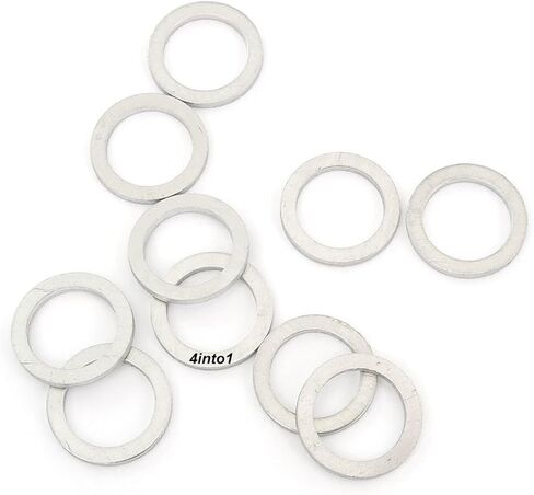 Aluminum Crush Washers - 10 Pack - 10mm in Saudi Arabia
