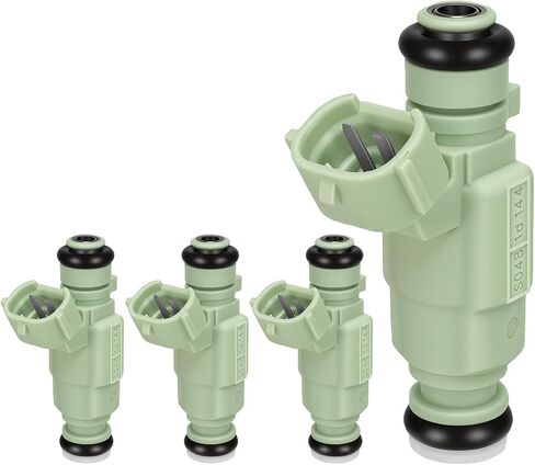 2006-2012 4Pcs Fuel Injectors Compatible for Hyundai Elantra 2006-2012, for Kia Soul 2010-2011 Spectra 2007-2009 L4 2.0L Replace 3531023800 in Saudi Arabia