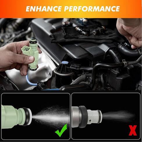 2006-2012 4Pcs Fuel Injectors Compatible for Hyundai Elantra 2006-2012, for Kia Soul 2010-2011 Spectra 2007-2009 L4 2.0L Replace 3531023800 in Saudi Arabia