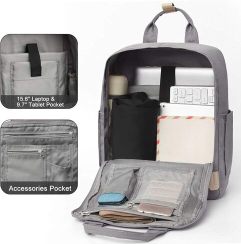 YAMTION Laptop Backpack for Women Bookbag School Backpack Bag Girl Computer Pack with Charger in Kuwait