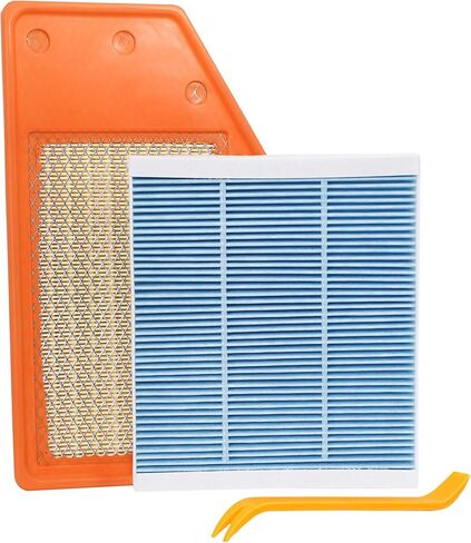 Engine Air Filter&Cabin Air Filter Combo Pack-Compatible with Chevy Malibu L4 1.5L Turbo 2016-2024,Malibu L4 1.8L Hybrid 2016-2019-CF11966&CA12085 in Kuwait