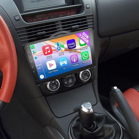 Android 13.0 Double Din Car Stereo for Mazda MX-5 2006-2021 9 Inch HD Touch Screen Car Audio Multimedia Receiver with CarPlay Android Auto GPS Radio Navigation Bluetooth Camera 2G+32G in Kuwait