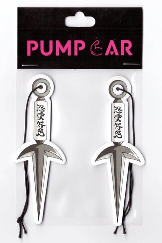 PumpCar 2 pieces Ninja Kunai double-sided hanging Japanese anime cherry-scented One Piece car air freshener Cool for rearview mirror Car Interior Accessories Household Gifts in Kuwait