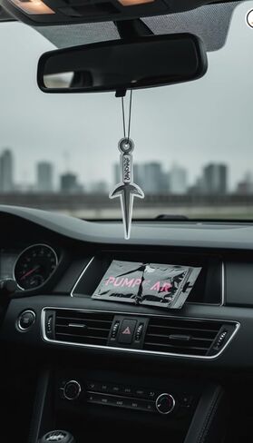 PumpCar 2 pieces Ninja Kunai double-sided hanging Japanese anime cherry-scented One Piece car air freshener Cool for rearview mirror Car Interior Accessories Household Gifts in Kuwait