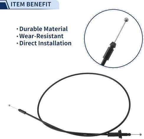Hood Latch Release Cable for Hyundai Accent 2006-2011 No.811901E000 Engine Hood Release Cable 1 Pc in Saudi Arabia