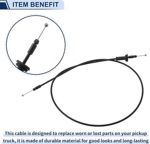 Hood Latch Release Cable for Hyundai Accent 2006-2011 No.811901E000 Engine Hood Release Cable 1 Pc in Saudi Arabia