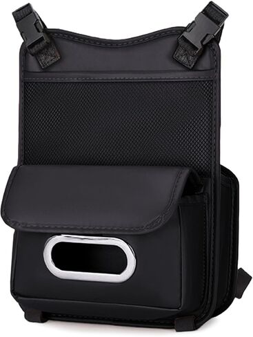 Car Handbag Holder Between Seats Leather Large Capacity Car Purse Holder Automotive Consoles & Organizers for Document Phone Storage Car Organizer in Kuwait
