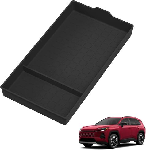 SMABEE Center Console Organizer Tray for Toyota RAV4 2026 Accessories Car Interior Black Center Console Organizer Tray ABS in Saudi Arabia