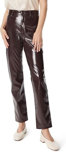 بنطلون جينز Stovepipe عالي الارتفاع للسيدات مع 5 جيوب كلاسيكية قياسية in Kuwait