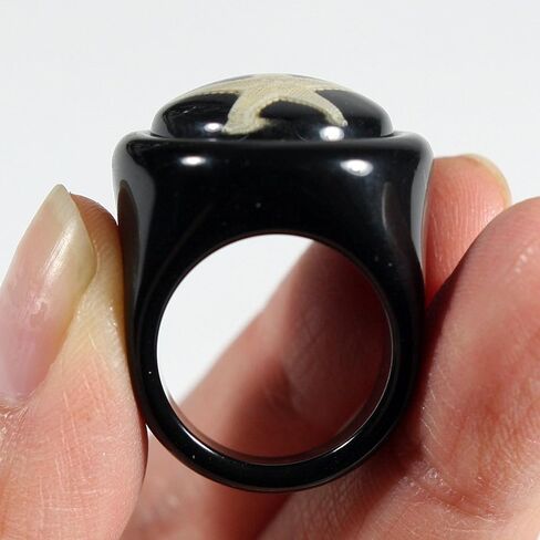 Starfish Black Ring Size 6 in Kuwait