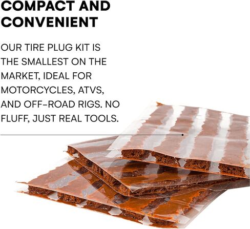 أدوات بولدير - مجموعة إصلاح الإطارات المدمجة مع حقيبة تخزين مول. مجموعة قابس إطارات عالمية عالية التحمل، وتخزن بسهولة داخل UTV أو ATV أو شاحنة أو الدراجات النارية أو معدات الهبوط أو RV in Kuwait