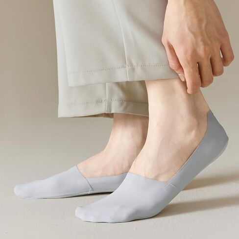 Invisible Socks for Women 3-Pair - No Show Low Cut Liner, Breathable Stretchy for Sneakers/Flats, Non-Slip Heel in Saudi Arabia