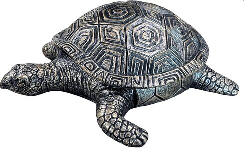 ديكور سلحفاة، تمثال راتنج مصنوع يدويًا يجلب الحظ السعيد والصحة والديكورات التي يمكن تطبيقها في المنزل وغرفة المعيشة وغرفة النوم وطاولة المكتب في الداخل. هدايا للنساء والأم والأصدقاء in Kuwait