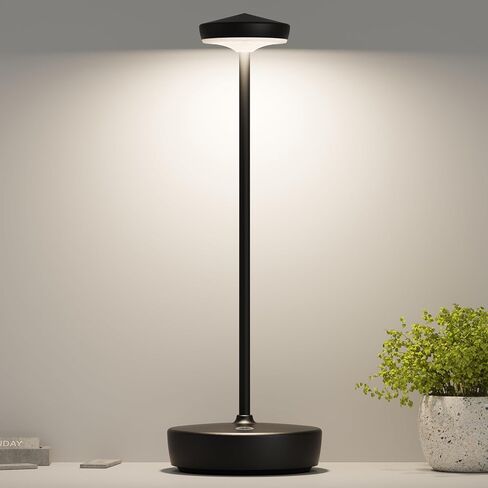 Cordless Table Lamp Set of 2,LED Rechargeable Battery Operated 3 Levels Brightness with Memory Function IP54 Waterproof Portable Lights for Outdoor Patio,Cafe,Restaurant,(2P Rust) in Saudi Arabia