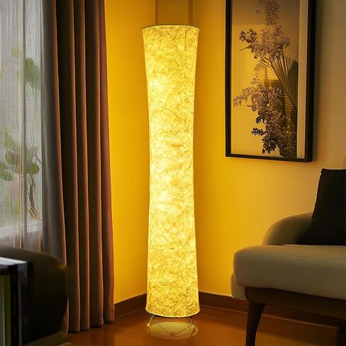 مصباح أرضي خفيف ناعم، 52 بوصة تصميم بسيط موردن 3 ألوان إضاءة LED للتحكم عن بعد مع غطاء قماش تايفك، سطوع قابل للتعديل لغرفة المعيشة وغرفة النوم وغرفة الألعاب in Saudi Arabia