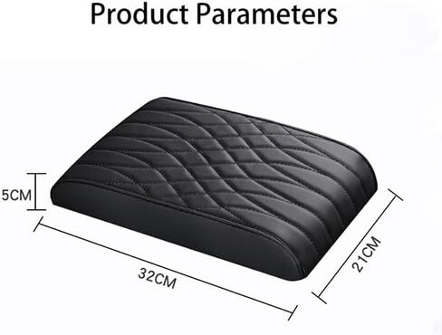 Car Center Console Cover for VW Golf (GTI/R) 1993–2025 2026, Waterproof Leather Console Cushion, Anti-Scratch Interior Protector, Soft Breathable Padding Auto Armrest Mat in Saudi Arabia