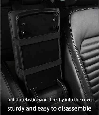 Car Center Console Cover for VW Golf (GTI/R) 1993–2025 2026, Waterproof Leather Console Cushion, Anti-Scratch Interior Protector, Soft Breathable Padding Auto Armrest Mat in Saudi Arabia