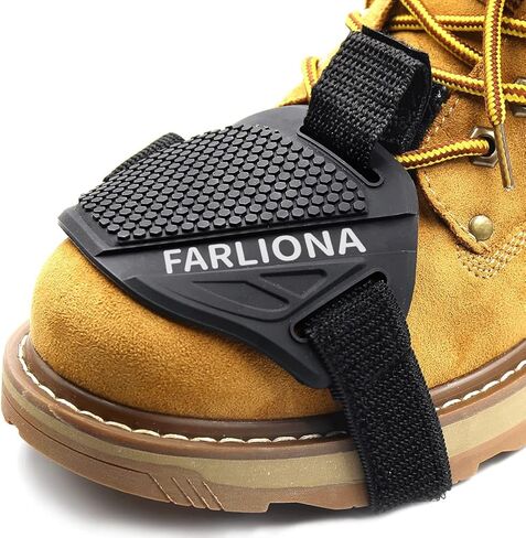 FARLIONA Motorcycle Motorbike shift Pad, Shoe Boot Cover Protector, Useful Gear Shifter Accessories, Black, Medium in Kuwait