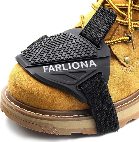 FARLIONA Motorcycle Motorbike shift Pad, Shoe Boot Cover Protector, Useful Gear Shifter Accessories, Black, Medium in Kuwait