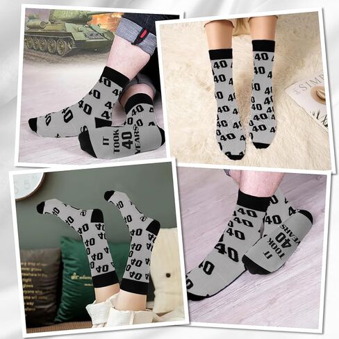 هدايا عيد الميلاد الأربعين للرجال، جوارب عيد ميلاد عمرها 40 عامًا، هدايا عيد الميلاد للأب، هدايا عيد الحب للذكور، الأب، الأب، المعلم، الابن، الصديق، الأخ in Kuwait