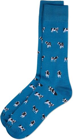 MeMoi Men's Cows Rayon From Rayon Crew Socks in Saudi Arabia