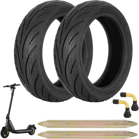 JIAYAN 9x2.3" Electric Scooter Tubeless for NIU KQi 100P Electric Scooter, Explosion-Proof Rubber Wheel Parts with Wear-Resistant Design for Urban Commuting-1Pack in Kuwait